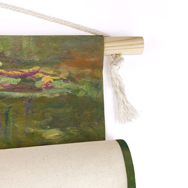 Wandbehang Blumen Claude Monet - Grüne Seerosen