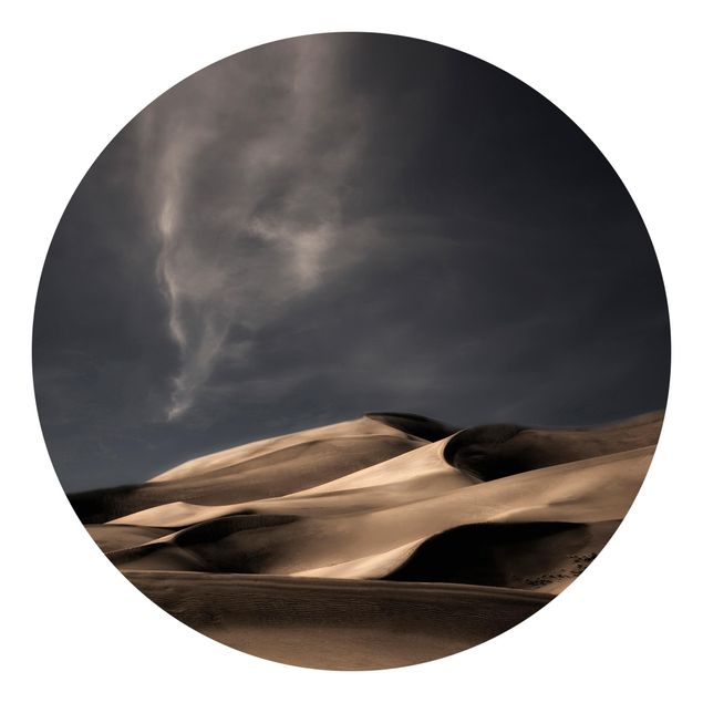 Runde Tapete selbstklebend - Colorado Dünen
