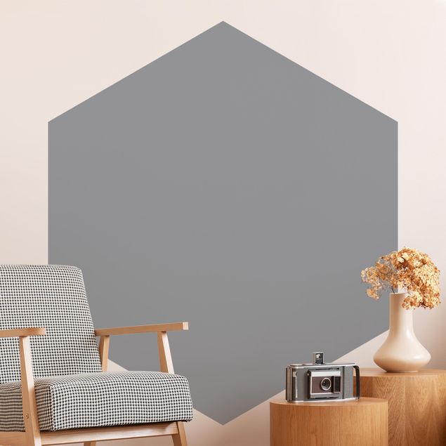 Hexagon Mustertapete selbstklebend - Colour Cool Grey