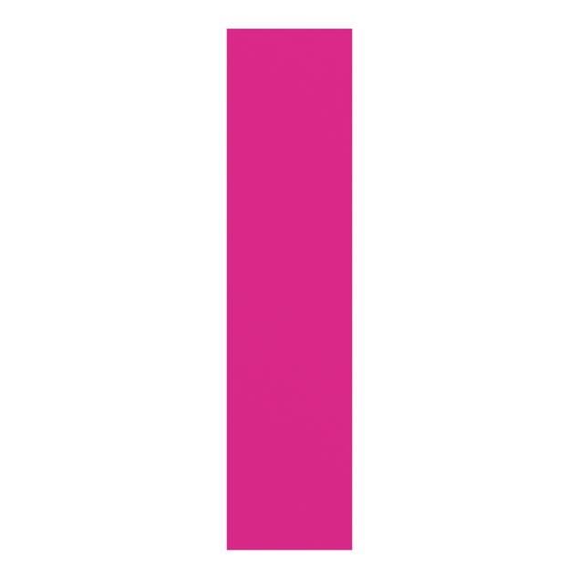 Schiebegardinen Set Unifarben - Colour Pink