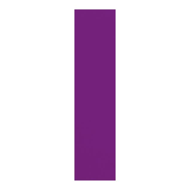 Schiebegardinen Set Unifarben - Colour Purple