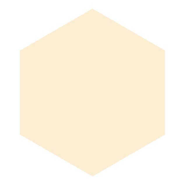 Hexagon Mustertapete selbstklebend - Crème