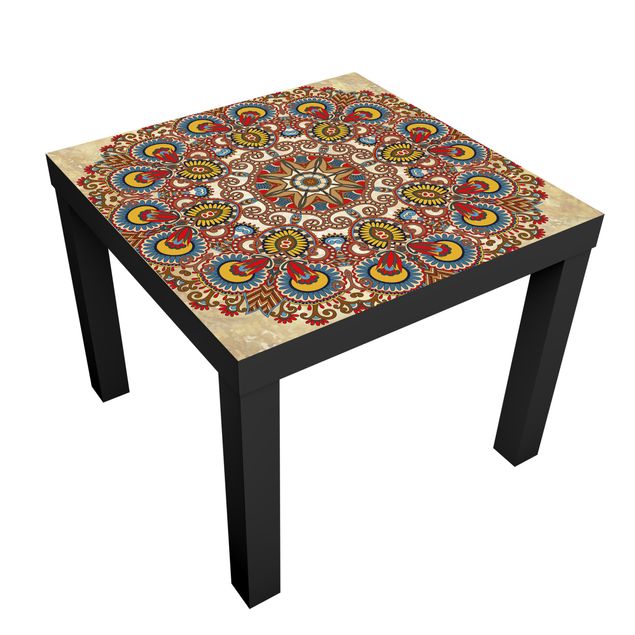Möbelfolie für IKEA Lack - Klebefolie Farbiges Mandala