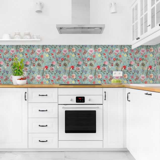 Küchenrückwand - Wildblumenwiese