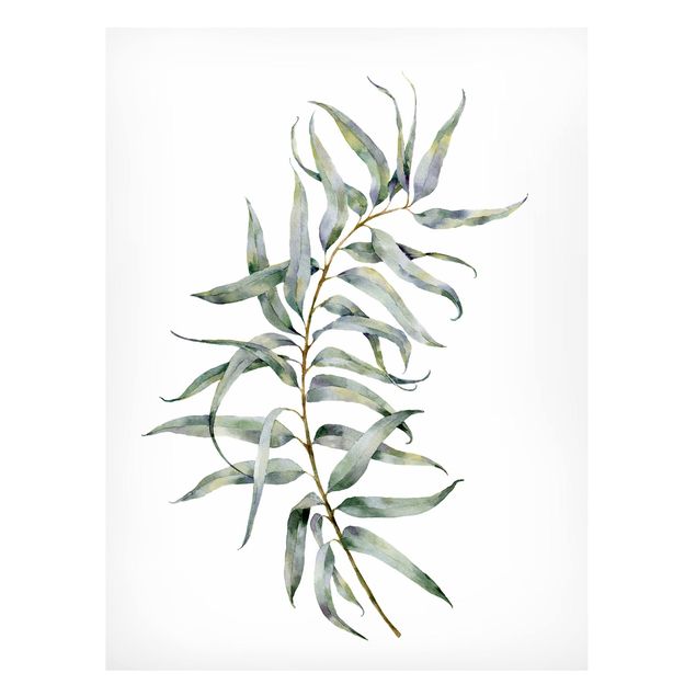 Magnettafel - Aquarell Eucalyptus IV - Hochformat 3:4