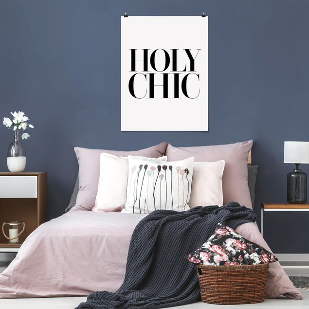 Poster - HOLY CHIC - Hochformat 3:4