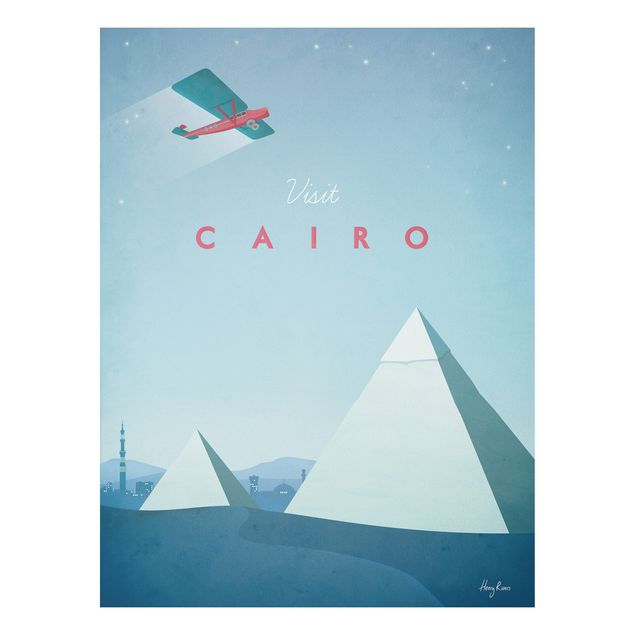 Forex Fine Art Print - Reiseposter - Cairo - Hochformat 4:3