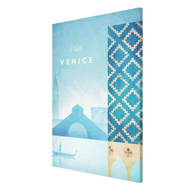 Magnettafel - Reiseposter - Venedig - Memoboard Hochformat 3:2