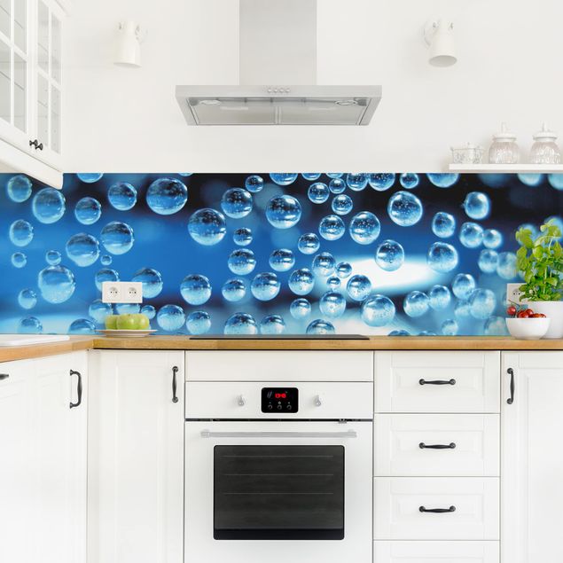 Küchenrückwand - Dark Bubbles