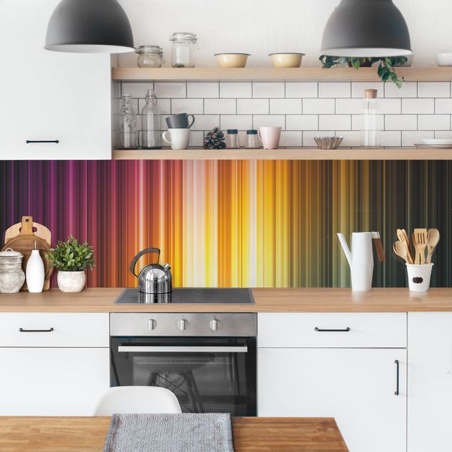 Küchenrückwand - Rainbow Light