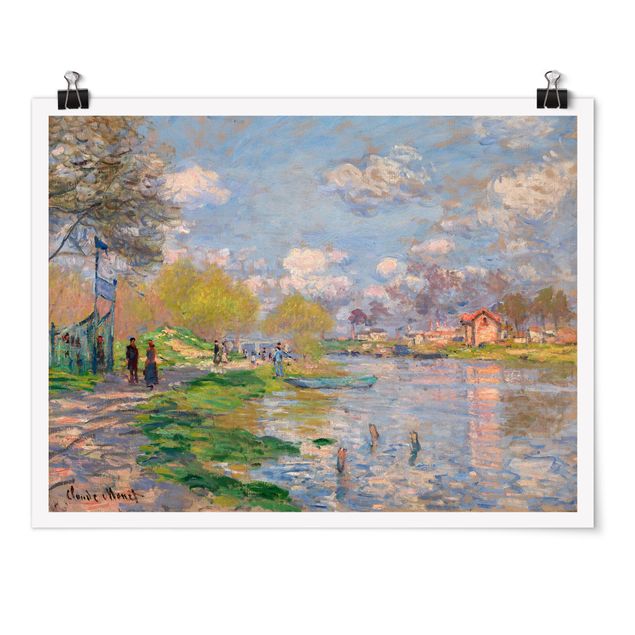 Poster - Claude Monet - Seine - Querformat 3:4