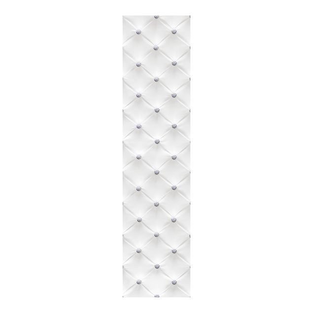 Schiebegardinen Set - Diamant Weiß Luxus - Flächenvorhänge