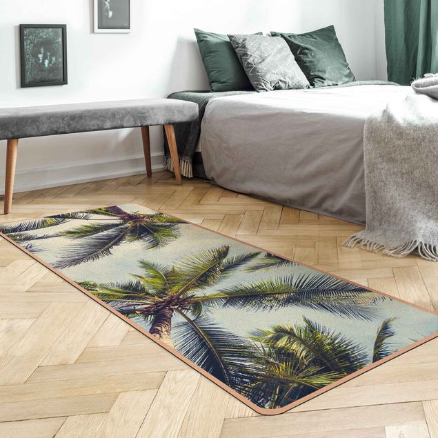 Teppich Dschungel Die Palmen