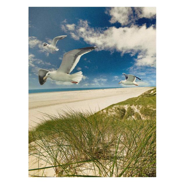 Leinwandbild Natur - Dune Breeze - Hochformat 3:4