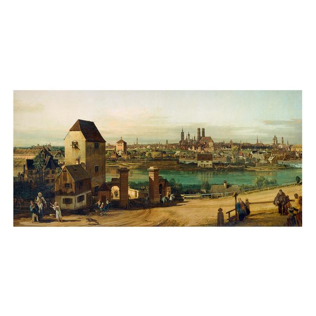 Magnettafel - Bernardo Bellotto - München - Memoboard Panorama Querformat 1:2