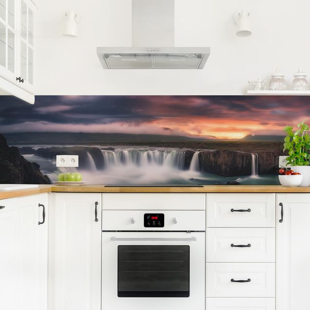 Küchenrückwand - Goðafoss Wasserfall in Island