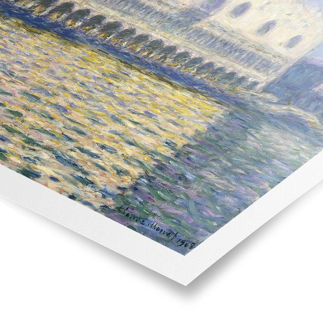 Poster - Claude Monet - Dogenpalast - Querformat 3:4