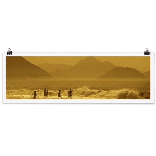 Poster - Goldküste - Panorama Querformat