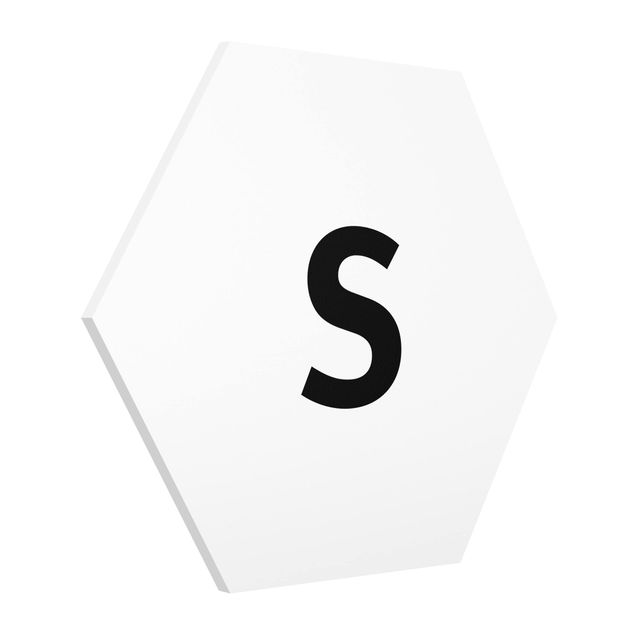 Hexagon Bild Forex - Buchstabe Weiß S