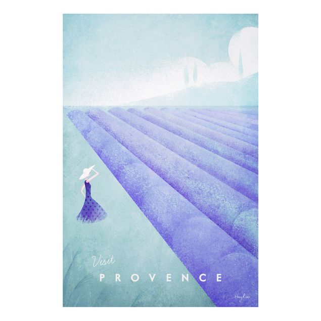 Forex Fine Art Print - Reiseposter - Provence - Hochformat 3:2