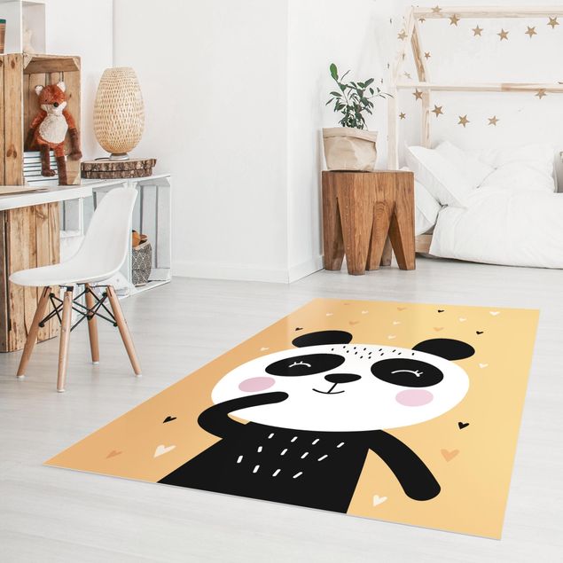 Aussen Teppich Der glückliche Panda