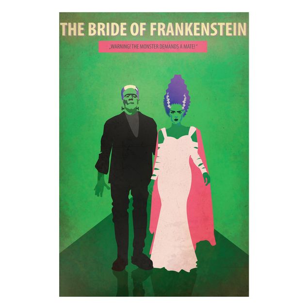 Magnettafel - Filmposter The Bride of Frankenstein - Memoboard Hochformat 3:2