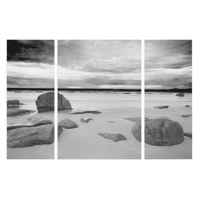 Leinwandbild 3-teilig - Rocky Coast - Triptychon