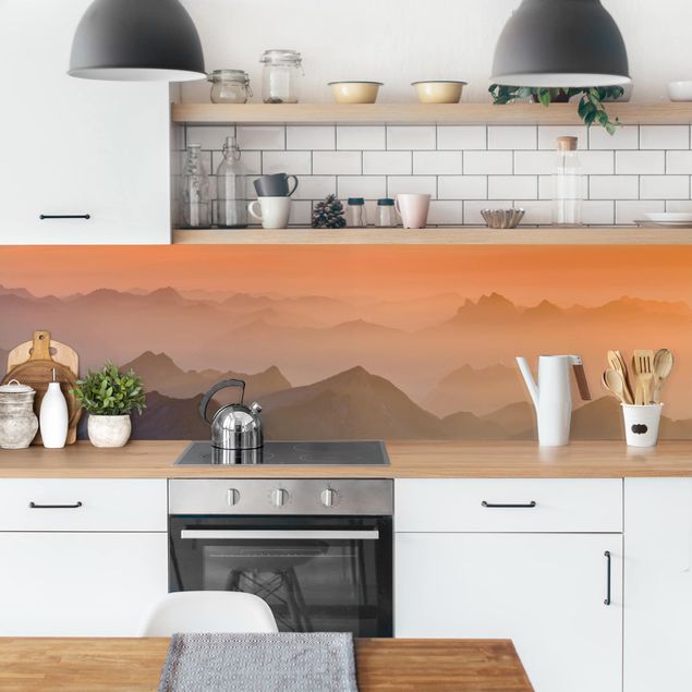 Küchenrückwand - Blick von der Zugspitze