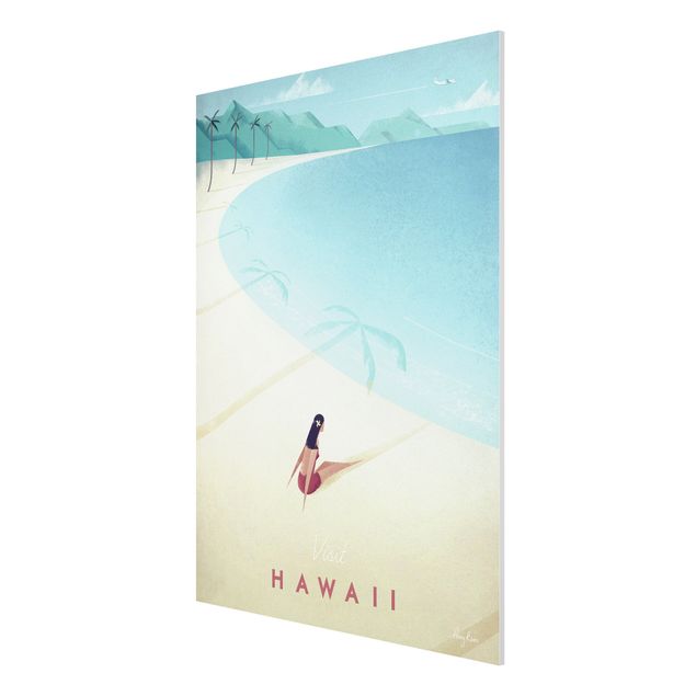 Forex Fine Art Print - Reiseposter - Hawaii - Hochformat 4:3