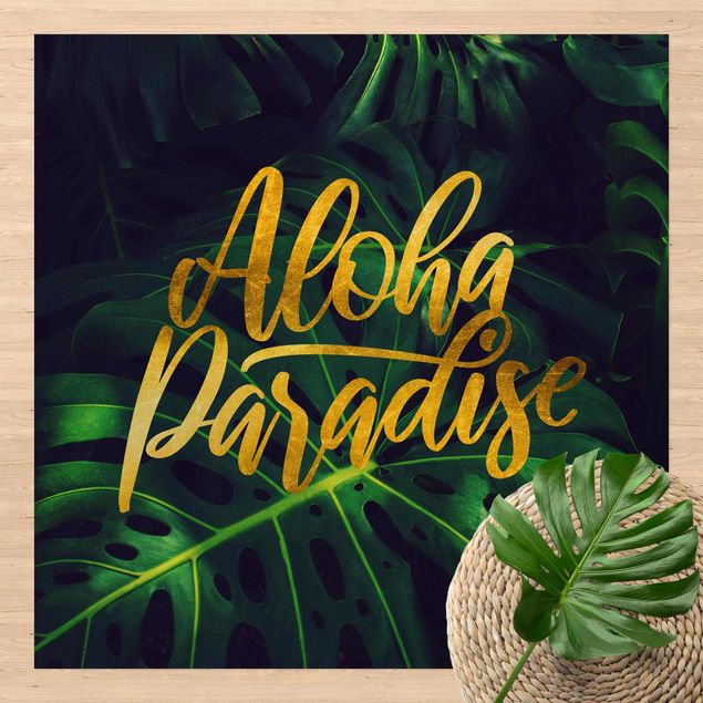 Moderner Teppich Dschungel - Aloha Paradise
