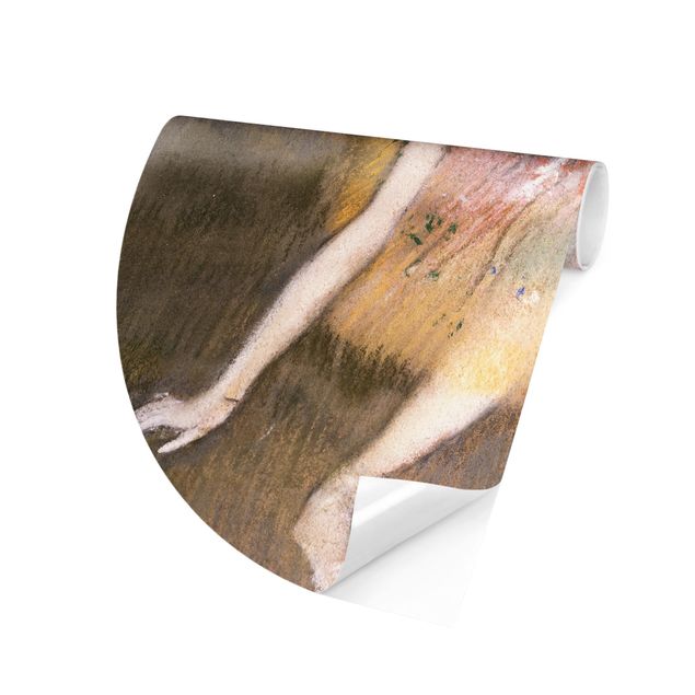 Runde Tapete selbstklebend - Edgar Degas - Verbeugende Ballerinen