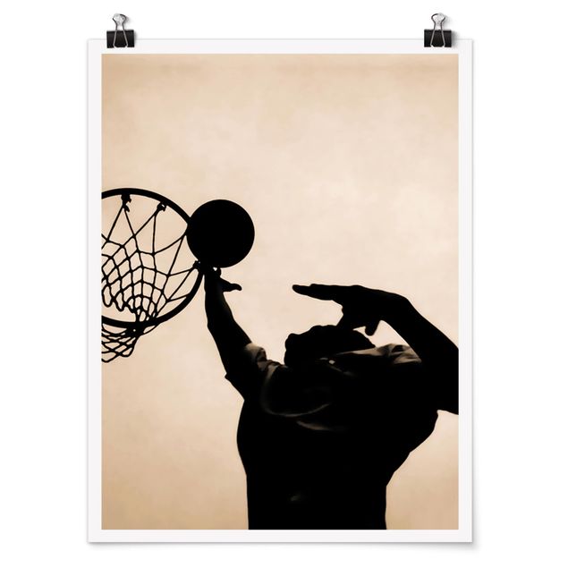 Poster - Basketball - Hochformat 3:4
