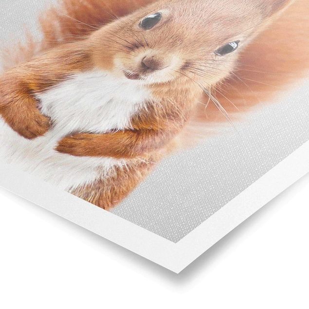 Poster - Eichhörnchen Elisabeth - Hochformat 3:4