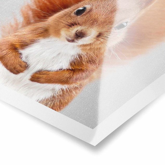 Poster - Eichhörnchen Elisabeth - Hochformat 3:4