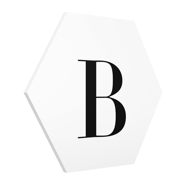 Hexagon Bild Forex - Buchstabe Serif Weiß B