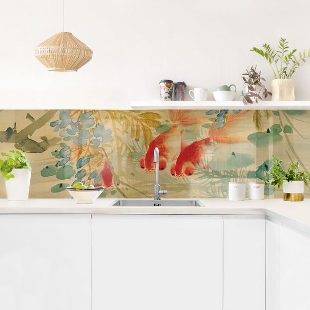 Küchenrückwand - Ni Tian - Goldfische