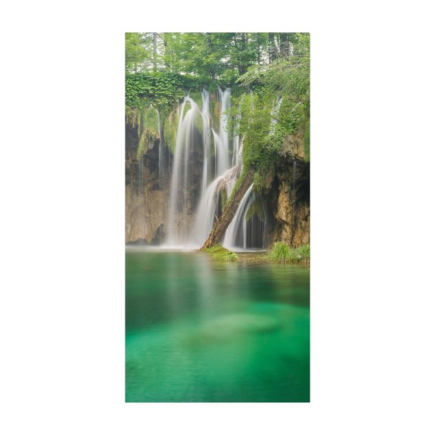 Teppich grün Wasserfall Plitvicer Seen