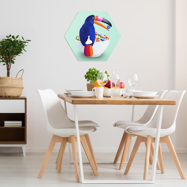 Hexagon Bild Forex - Jonas Loose - Frühstück mit Tukan