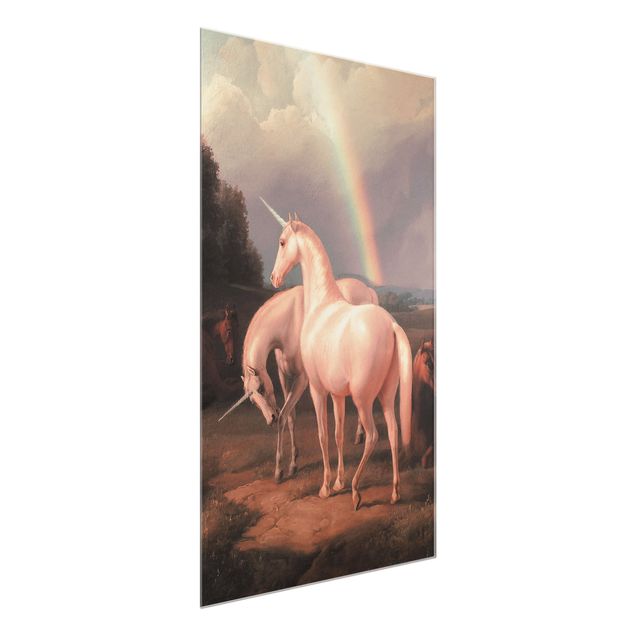 Glasbild - Falsche Pferde - Hochformat 2:3