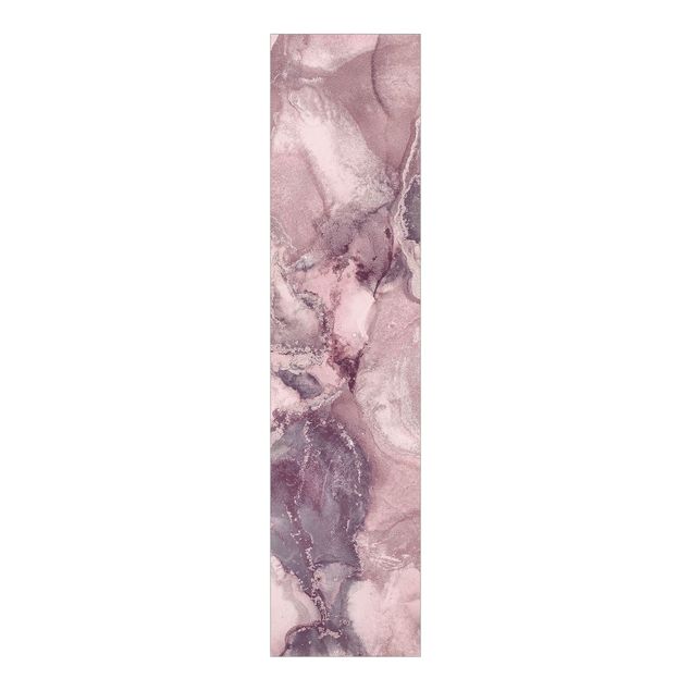 Schiebegardinen Set - Farbexperimente Marmor Violett - Flächenvorhang