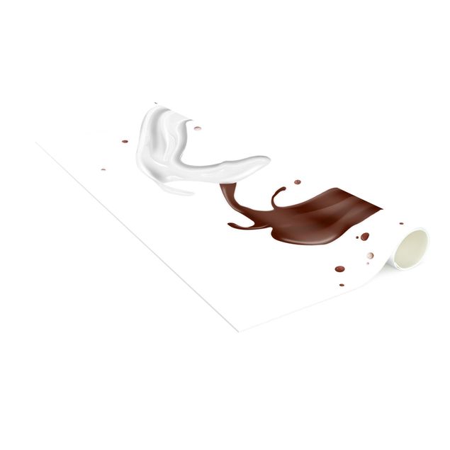 Teppich Esszimmer Schokoladen Milch Herz