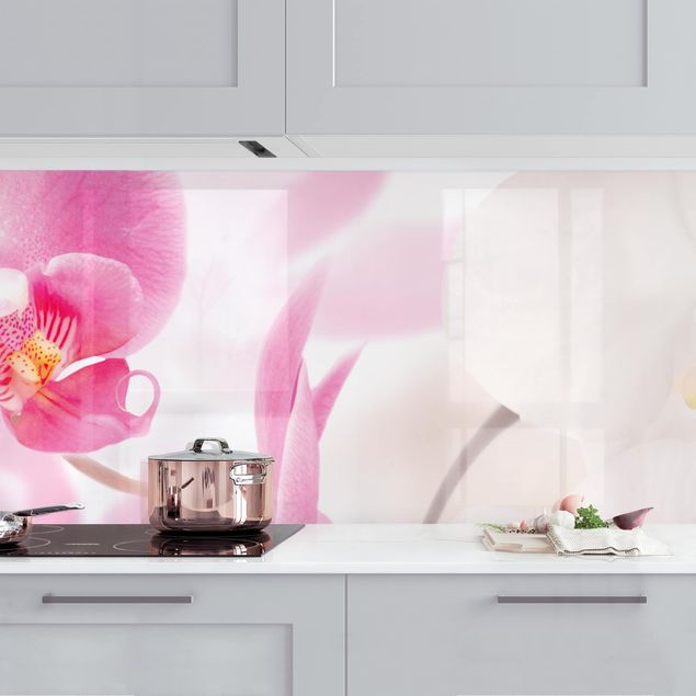 Küchenrückwand - Delicate Orchids