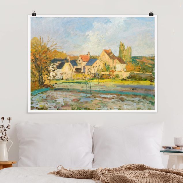 Poster - Camille Pissarro - Landschaft bei Pontoise - Querformat 3:4