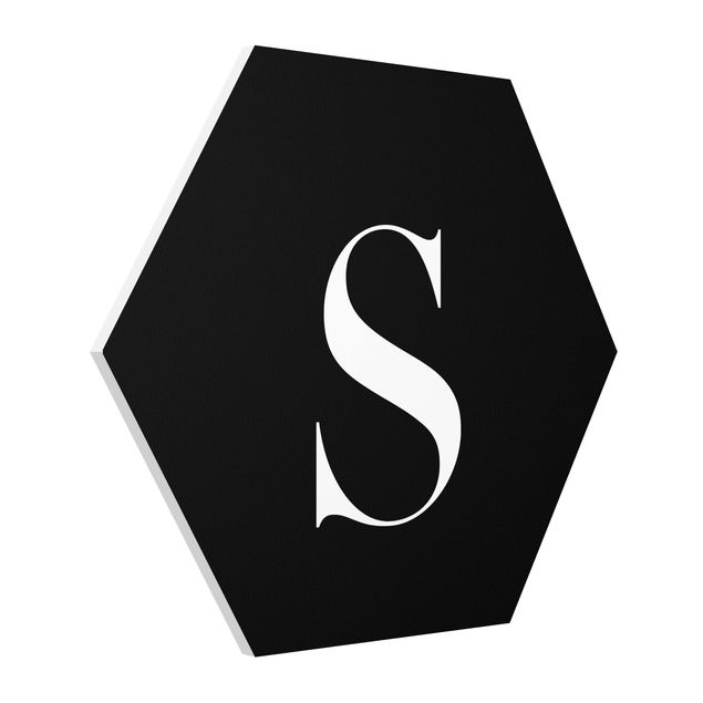 Hexagon Bild Forex - Buchstabe Serif Schwarz S