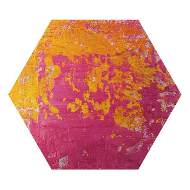 Hexagon Bild Alu-Dibond - The Loudest Cheer