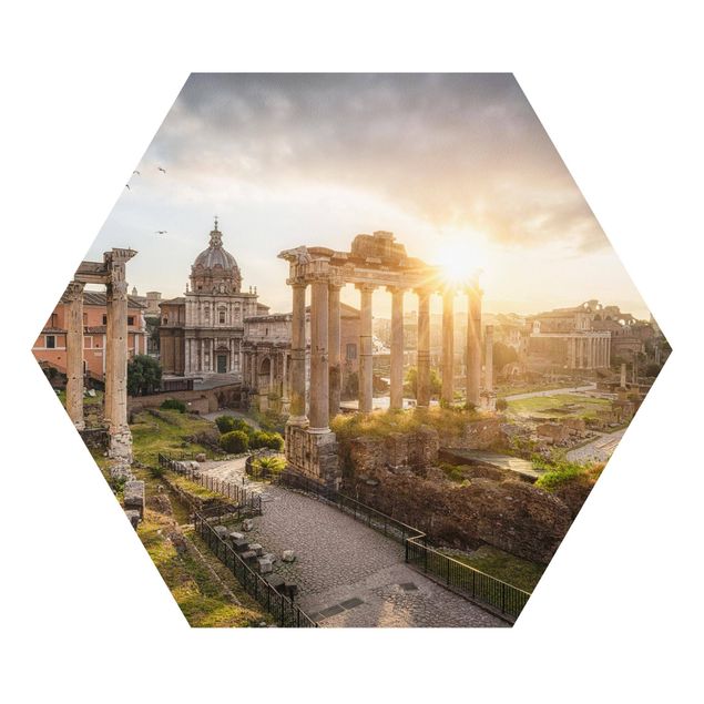 Hexagon Bild Forex - Forum Romanum bei Sonnenaufgang