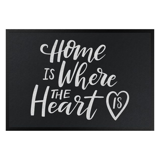 Moderne Teppiche Home is where the heart is