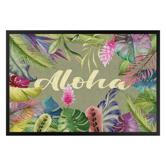 Moderner Teppich Tropical Aloha