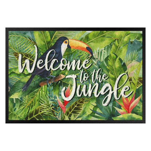 Teppich modern Welcome to the Jungle