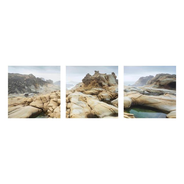 Glasbild mehrteilig - Salt Point State Park - 3-teilig